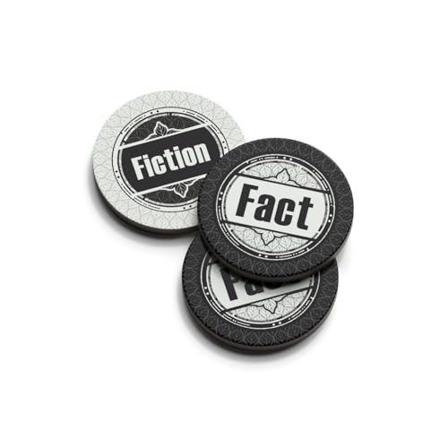 ALLPLAY Fiction - A Wordle-Inspired Board Game for Adults and Familes with Deception - Approachable and Fun Strategic Party Game in Small, Travel-Size Box (5" x 5" x 2")
