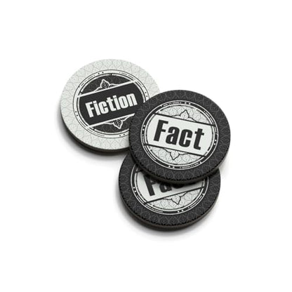 ALLPLAY Fiction - A Wordle-Inspired Board Game for Adults and Familes with Deception - Approachable and Fun Strategic Party Game in Small, Travel-Size Box (5" x 5" x 2")