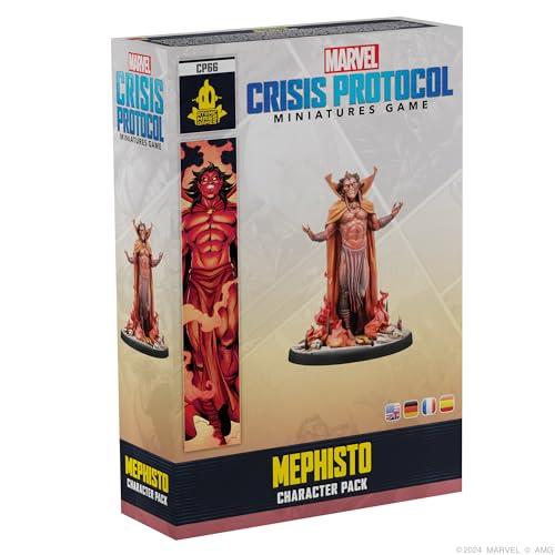Marvel: Crisis Protocol Mephisto Character Pack | Manipulator of the Battlefield! Tabletop Superhero Game for Teens & Adults, Ages 14+, 2 Players, 90 Minute Playtime