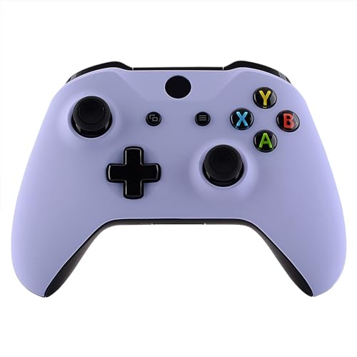 eXtremeRate Replacement Front Housing Shell for Xbox One S/X Controller, Light Violet Custom Kit Faceplate Cover Case for Xbox Wireless Controller (Model 1708) - Controller NOT Included - color: Light Violet