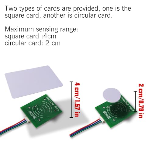 RFID Sensor Prop Escape Room Puzzle Card Reader Programmable Controller Sequence & One-to-One Version (1 RFID no audio)