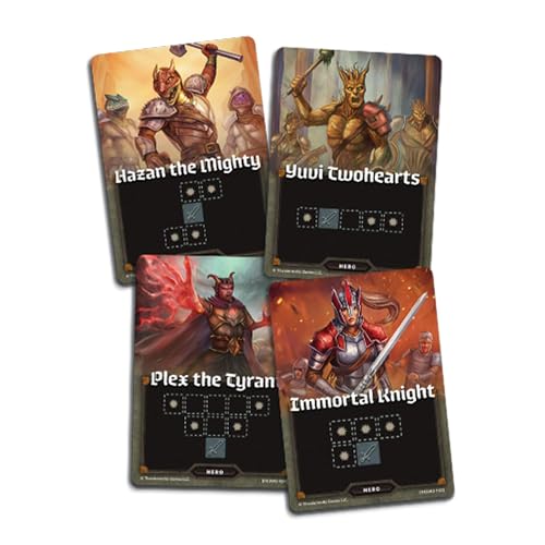 Cartographers Heroes: Champions Mini-Expansion | 4 New Heroes for Cartographers Heroes Board Game | Game of Fantasy Map Drawing | Flip & Write Family Strategy Game by Thunderworks Games