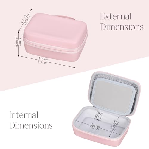 worfty Case for R36MAX/ R36S Retro Handheld Game Console - Hard Protective Travel Carrying Storage Organizer Bag (Case Only)