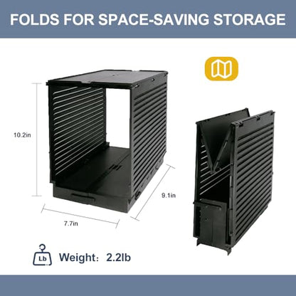 PLAMOKOJO DIY Model Shelf Stand,Plastic Parts Shelf, Plate Rack, Tool Storage Container for Hobby Making Parts, Suitable for 1/144Boards,Organize - style: Model stand