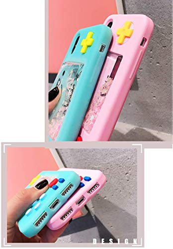 UnnFiko Squishy 3D Cartoon Game Case Compatible with iPhone 11 Pro, Creative Liquid Stars Funny Play Case Soft Rubber Protective Cover for Girls Women (Blue, iPhone 11 Pro) - color: Blue, size: iPhone 11 Pro