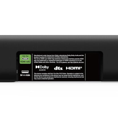 VIZIO V-Series 2.0 Compact Sound Bar with Dolby Audio, DTS:X, Bluetooth V20x-J8 - size: 2.0, style: Soundbar Only