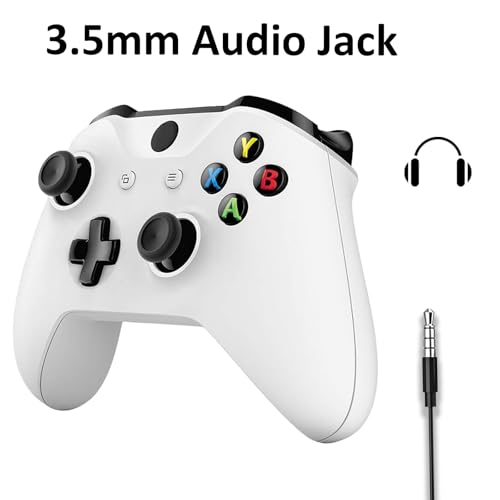 KanKanGou Model 1708 One S Controller(White),Compatible for Xbox One X|S Controller,Gamepads Compatible for Xbox One X|S,Gaming Controller Compatible with Xbox Series S/X