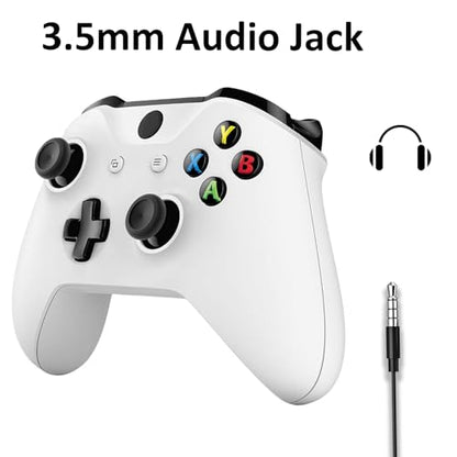 KanKanGou Model 1708 One S Controller(White),Compatible for Xbox One X|S Controller,Gamepads Compatible for Xbox One X|S,Gaming Controller Compatible with Xbox Series S/X