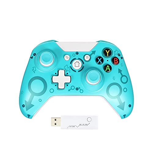 HanSY Wireless Controller for Xbox One, Series X/S, PS3, PC; 2.4GHz Wireless, No Headphone Jack