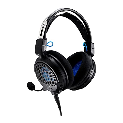 Audio-Technica ATH-GDL3BK Open-Back Gaming Headset, Black - color: Black
