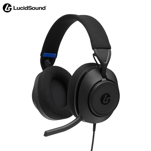 PowerA LucidSound LS10P Gen 2 Wired Gaming Headset for PlayStation - Black, Quick-Access Audio Controls, Designed for Comfort, Premium Audio, flip-to-Mute Boom mic, PC Compatible - style: Black