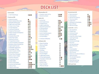 Adventure MTG Commander Deck – Adventure Time Edition – 100 Proxy Full Art Cards (Cards Plus PU Leather Case) - style: Cards Plus PU Leather Case