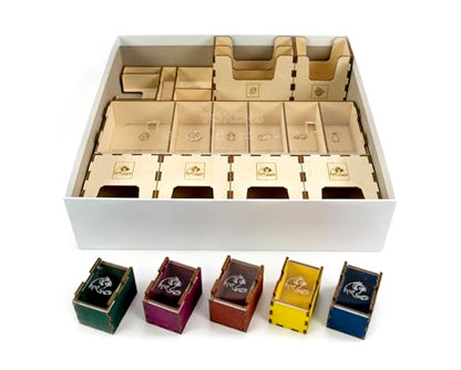 Wyrm Organizer for Wyrmspan (Natural Deluxe) - color: Natural Deluxe