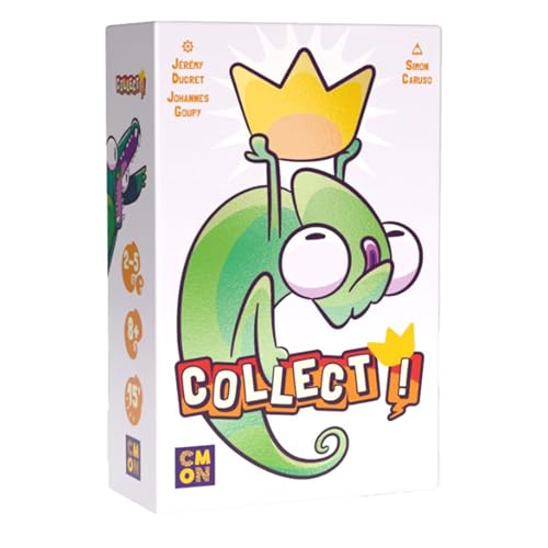 Collect! Card Game | Fast-Paced Animal Strategy & Bluffing Game, Easy to Learn Jungle-Themed Fun for Kids & Adults, Ages 8+, 2-5 Players, 15 Mins