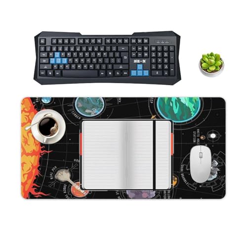 Gaming Mouse Pad, Outer Wilds System Mouse Pad 11.8x23.6 Inch Large Extended Computer Mouse Mat Keyboard Full Desk Mousepad for Gaming, Office, Home - color: style-21, size: 11.8 x23.6-Inch