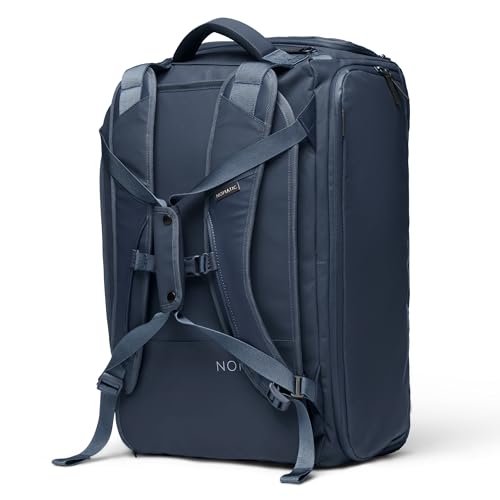 NOMATIC 40L Travel Bag- Convertible Duffel/Backpack, Carry-on Size, Everyday Use Laptop Bag, TSA Compliant - color: Navy