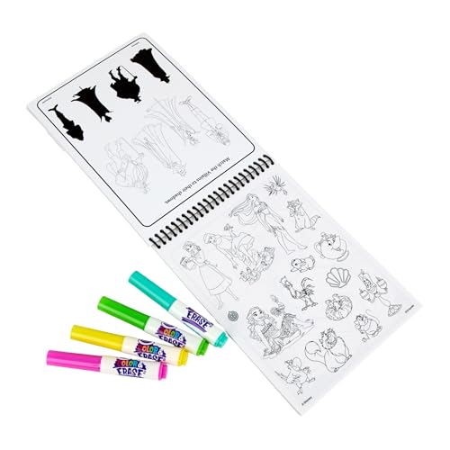 Crayola Disney Princess Sticker Activity Pad, 12 Princess Coloring Pages, 100+ Stickers, Travel Activity, Princess Toys, Toddler Gifts