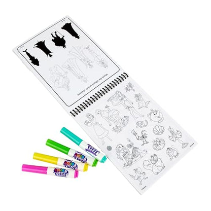 Crayola Disney Princess Sticker Activity Pad, 12 Princess Coloring Pages, 100+ Stickers, Travel Activity, Princess Toys, Toddler Gifts