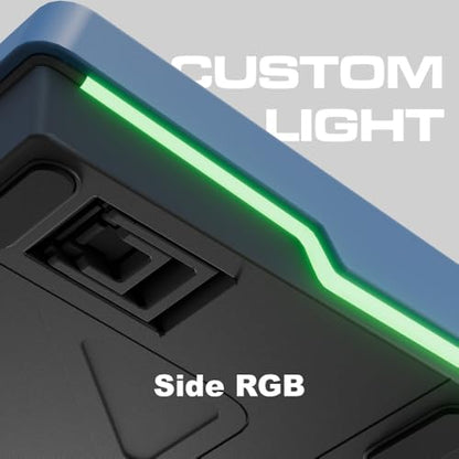 Ducky OK-M - 65% Wireless Mechanical Gaming Keyboard : Gasket-Mount Design, Hot-Swappable Switches, Five-Layer Acoustic Dampening, RGB, USB-C, 2.4Ghz, Bluetooth, Baby Switch - size: OK-M-65, style: KTT Baby Switch