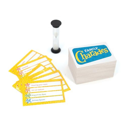Outset Media Family Charades with Over 800 Charades - Perfect for Family Game Night - 2 or More Teams Ages 10 and up