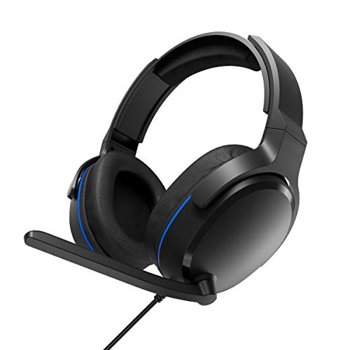 Wage Universal Wired Gaming Headset - Black/Blue (WMANY-N116) - color: Black/Blue, style: Wage