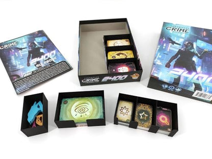 Board Game Insert for Chronicles of Crime - color: Bright Blue