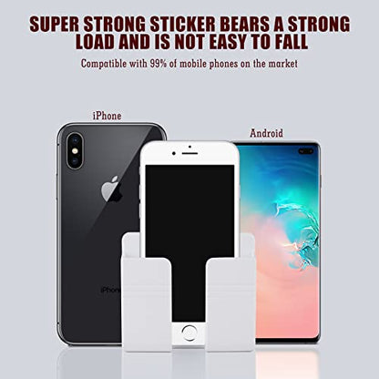 CEI&BPY 2Pcs Phone Holder Wall Mounted, Phone Stand with Self Adhesive. Phone Holder for RV Charging.Compatible with iPhone and Android (2Pack-Black) - color: Black, size: 2Pcs