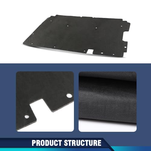 PIT66 Hood Insulation Pad Compatible with Chevy S10 GMC Sanoma 1994-2004/Fit Chevy Blazer GMC Jimmy 1995-2005 - style: 1995-2005 Chevy Blazer