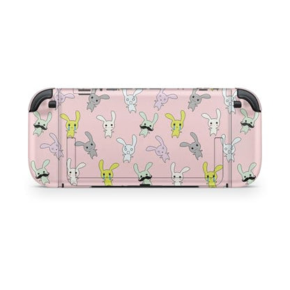 Gaming Skin Compatible with Nintendo Switch 2 Console Only - Bunny Bunches - Premium 3M Vinyl Protective Wrap Decal Cover - Easy to Apply | Crafted in The USA by MightySkins - color: Bunny Bunches, size: Switch 2 Console Skin Only, style: Matte Finish