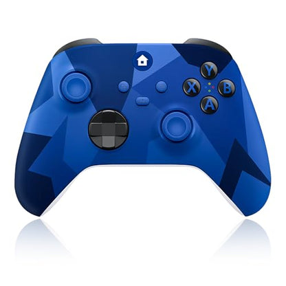Xnmbbyzl Xbox One Controller,Wireless Controller Compatible with Xbox One/One S/One X/One Series X/S/PC，with 3.5mm Audio Jack,with 2.4GHz Wireless Adapter，Camo Blue