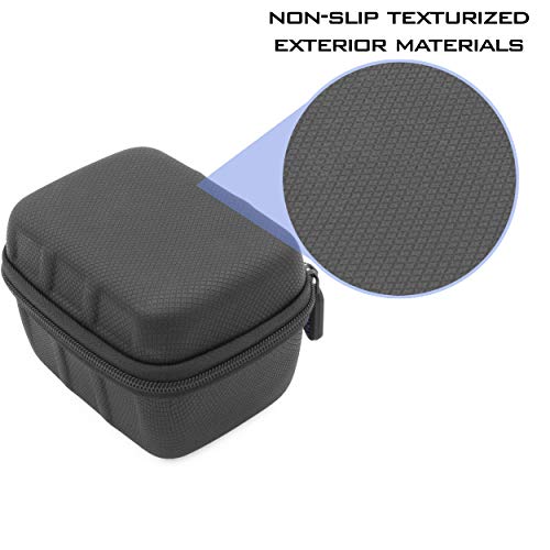 CASEMATIX Card Deck Box for Up To 200 Cards - Hard Shell Playing Card Case with Non-Scratch Fabrics and Metal Carabiner Compatible with Magic The Gathering and Other TCGs, Case Only