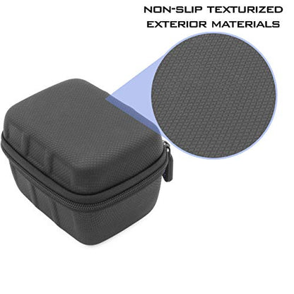 CASEMATIX Card Deck Box for Up To 200 Cards - Hard Shell Playing Card Case with Non-Scratch Fabrics and Metal Carabiner Compatible with Magic The Gathering and Other TCGs, Case Only