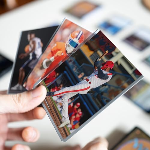 Cardboard Gold - 35pt Top Loaders for Cards with Bonus Soft Sleeves - 100 Count - Premium 3x4 Inch Trading Card Toploaders - Protect Your Baseball and Sports Cards with These Hard Plastic Protectors - size: 100 Toploaders