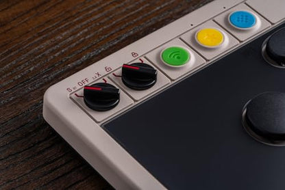 8BitDo All-Button Arcade Controller for Switch & Windows, N Edition | Leverless, All-button, Ultimate precision, Low-profile Linear Switches, 4 Programmable Buttons, Hot-swappable PCB, Ultra thin - color: N Edition