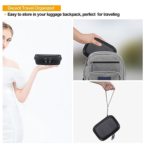 Elonbo Carrying Case for G350/ RG35XX Pro/ RG40XXV/ RG406V/ RG405V Retro Handheld Game Console, GiipGoop/ Voacle/ Anbernic Video Gaming Console Travel Storage Bag, Linux System Games Holder, Black - color: Black