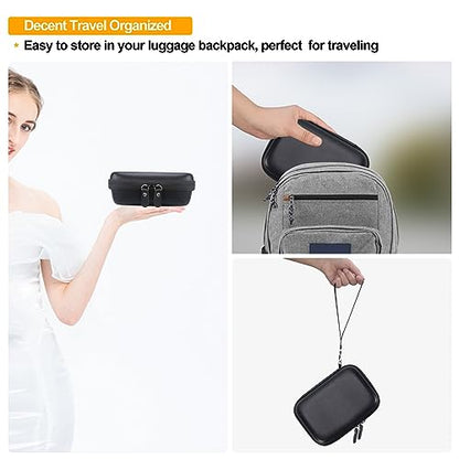 Elonbo Carrying Case for G350/ RG35XX Pro/ RG40XXV/ RG406V/ RG405V Retro Handheld Game Console, GiipGoop/ Voacle/ Anbernic Video Gaming Console Travel Storage Bag, Linux System Games Holder, Black - color: Black