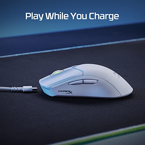 HyperX Pulsefire Haste 2 – Wireless Gaming Mouse- Ultra Lightweight, 61g, 100 Hour Battery Life, Dual Wireless Connectivity, Precision Sensor - Black - color: Black, size: Wireless, style: Pulsefire Haste 2