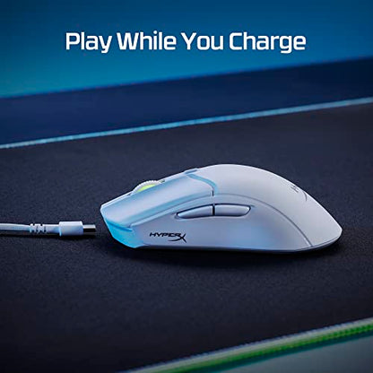 HyperX Pulsefire Haste 2 – Wireless Gaming Mouse- Ultra Lightweight, 61g, 100 Hour Battery Life, Dual Wireless Connectivity, Precision Sensor - Black - color: Black, size: Wireless, style: Pulsefire Haste 2