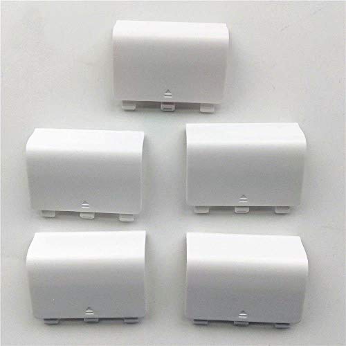 5 x Battery Back Cover Door Lid Shell Replacement for Xbox One Wireless Controller - White