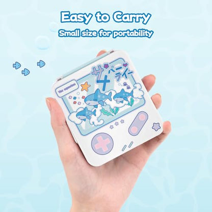 GeekShare Switch Game Card Case Compatible with Switch 2 (2025), Portable Game Holder Cartridge Case for NS 2, Card Storage Shell with 12 Game Card Slots - Shark Party - size: For Switch 2/Switch/OLED/Switch Lite