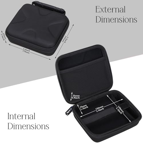 Case for Tour Box Elite Plus/Elite/NEO/Lite Bluetooth Controller - Hard Travel Protective Carrying Storage Bag, Box Only (Black)