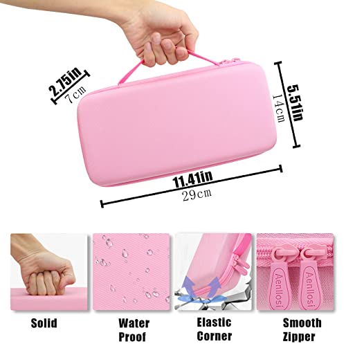 Aenllosi Hard Case for Logitech G Cloud Gaming Handheld, Pink | Hard shell construction, Water-resistant design, Impact-resistant design, Protective case only - color: Pink