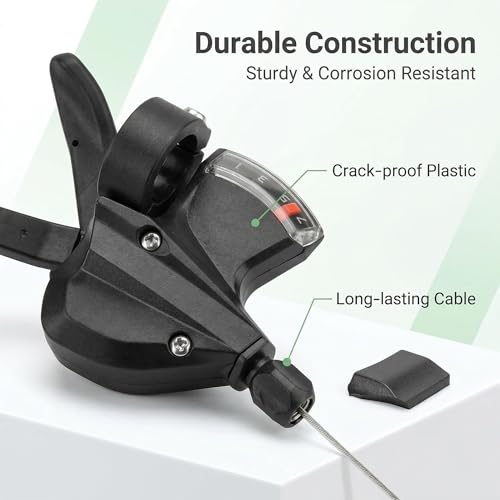 SL-M315-7 Speed Bike Shifter, 7 Speed Right Thumb Gear Shifter | Bicycle Shift Lever MTB Mountain Bike Shifter Trigger Shifter Commuter Folding Hybrid Bike Gear Shifter - color: SL-M315-7R