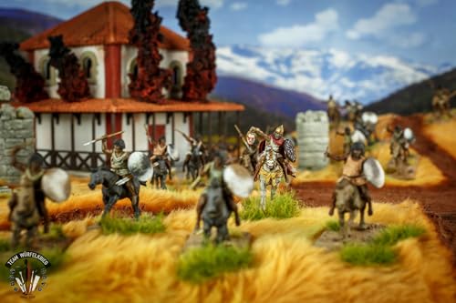 Wargames Delivered - Victrix Numidian Cavalry with Bonus Miniature STL Download - 28mm Multipose 12 Figures Plastic Miniatures Set, Spears for Wargaming & Tabletop Strategy Games