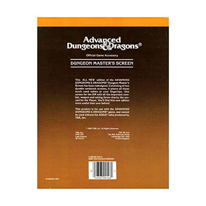 Dungeon Masters Screen (Advanced Dungeons & Dragons, 1st Edition, TSR 9146)