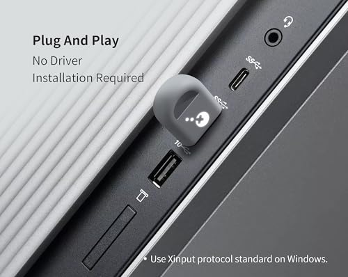 GuliKit Hyperlink 2 Fast Wireless Adapter for Xbox Series X|S Controller | For Xbox Elite 2/Xbox One Bluetooth/PS5 Dual Sense/Edge/PS4/Switch Pro Gamepad—Play on PC, Switch 1/2, Android & SteamOS