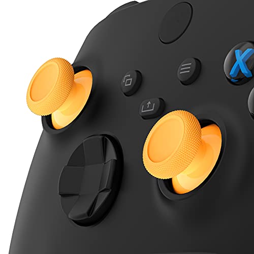 eXtremeRate Replacement Thumbsticks for Xbox Series X & S Controller, Joysticks Repair Kit for Xbox Wireless Controller, Custom Analog Stick Buttons for Xbox One S/X/Elite Controller - Caution Yellow - color: Caution Yellow
