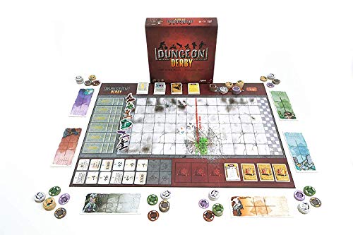 Rabbiteer Dungeon Derby, 3-6 Players, Family Friendly Strategy Board Game | Standard Edition, Real-Time Racing Game, Strategy and Spell Cards Included