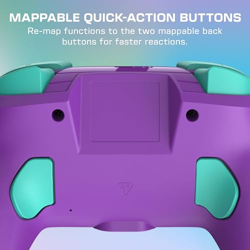 Turtle Beach Rematch Wireless Controller Invincible Mario Nintendo Switch 2 | Nintendo Switch Lite, OLED, Glow-in-the-Dark Design, Rechargeable 40-Hr Battery, 2 Mappable Back Buttons, Invincible Mario - color: Invincible Mario