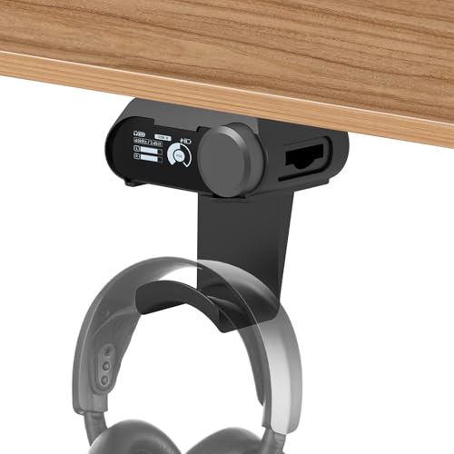 Under Desk Headphone Hanger Stand for SteelSeries Arctis Nova Pro Wireless-Arctis Pro Wireless NOVA Magnetic Mount Secretlab Magnus Version,Headphone Holder for Arctis Nova Pro Wireless - style: Base Station Mount + Headphone Hanger